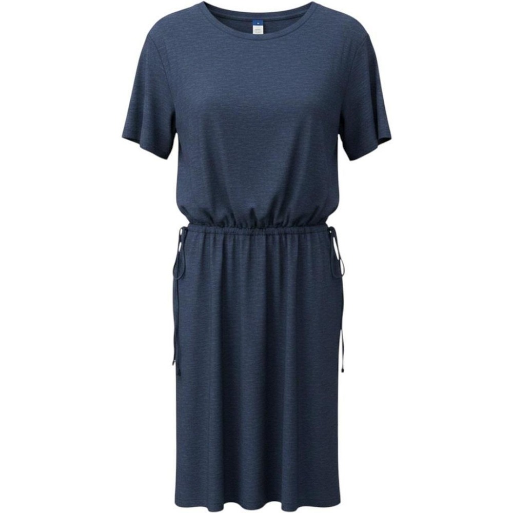 Old‎ Navy Womens Linen Blend Side Tie Elastic Waist T-Shirt Dress Navy Blue S